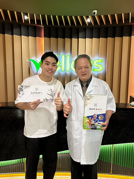Wayne Wellness Malaysia representative and product image